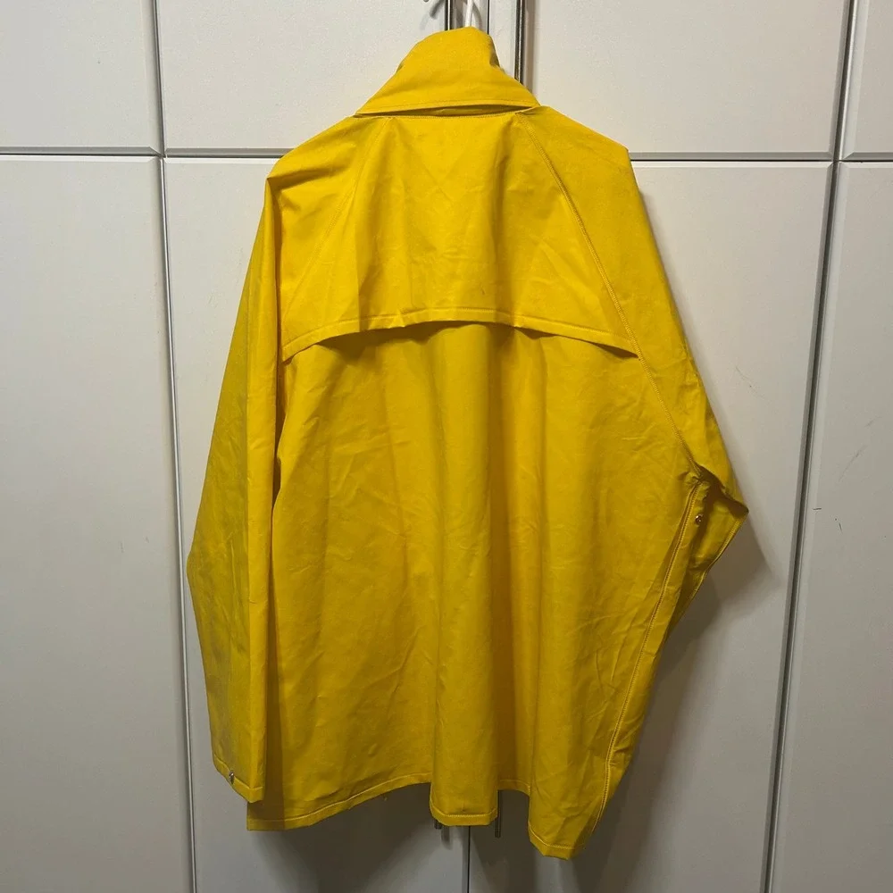 Tingley Yellow Rain Jacket PVC Coated Workwear Coat Mens 2XL 150509/13039